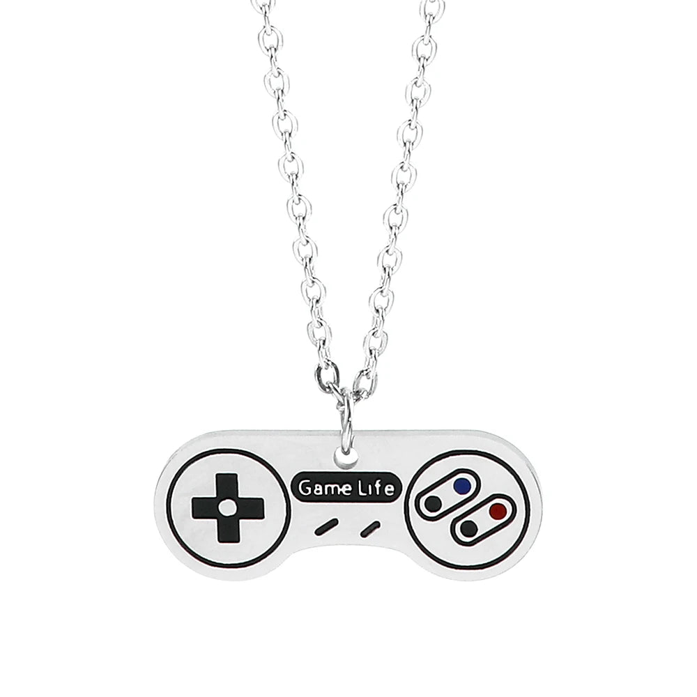 Disney Lilo  Stitch Necklace Stitching Cute Character Stitch Heart Shape Pendant Necklace Couple Jewelry