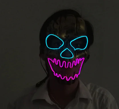 LED Light-Up Mask - Glow in the Dark (LED Mask)