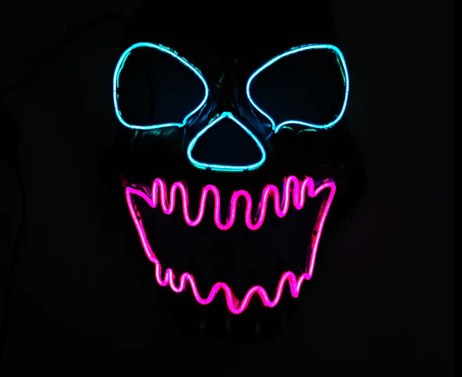 LED Light-Up Mask - Glow in the Dark (LED Mask)