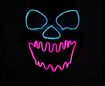 LED Light-Up Mask - Glow in the Dark (LED Mask)
